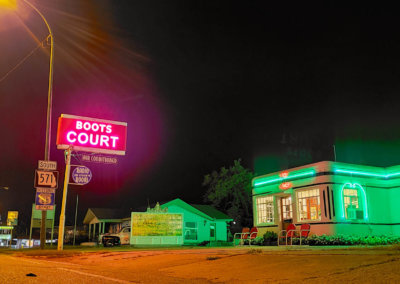 motel at night